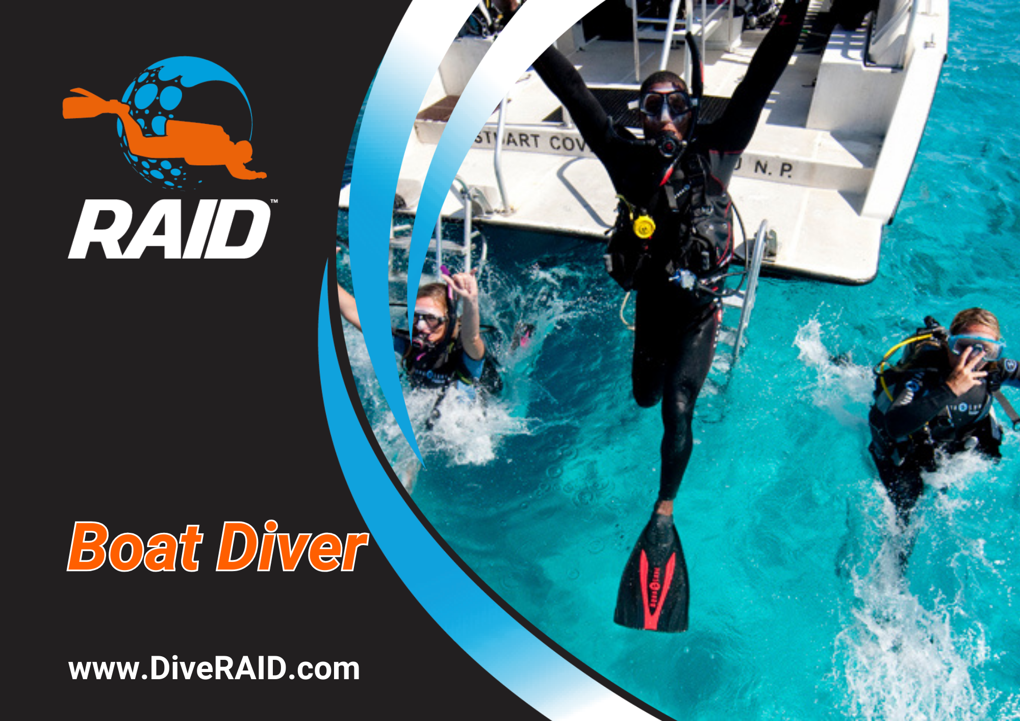 RAID Boat Diver Scuba Diving